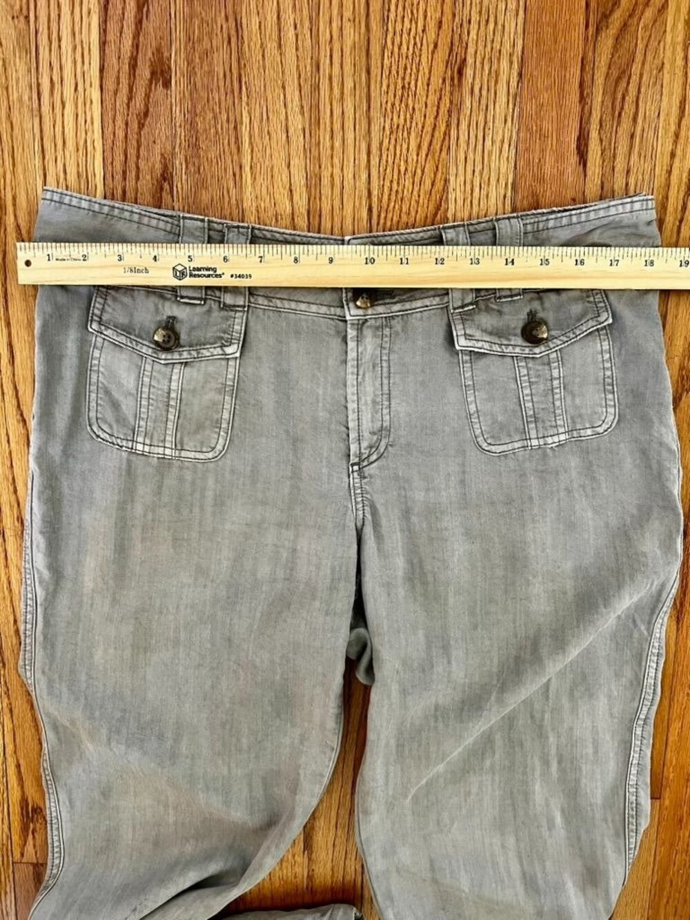 Sundance Province Tencel Pants Sz 12 Light Academia Boho Lightweight Soft - Picture 5 of 10